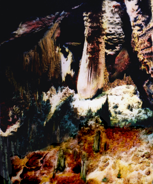 Carlsbad Caverns Tinted photo by Joe Hoover and Anni Adkins