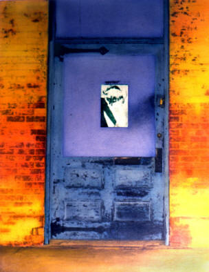 Blue Door tinted photo by Joe Hoover and Anni Adkins